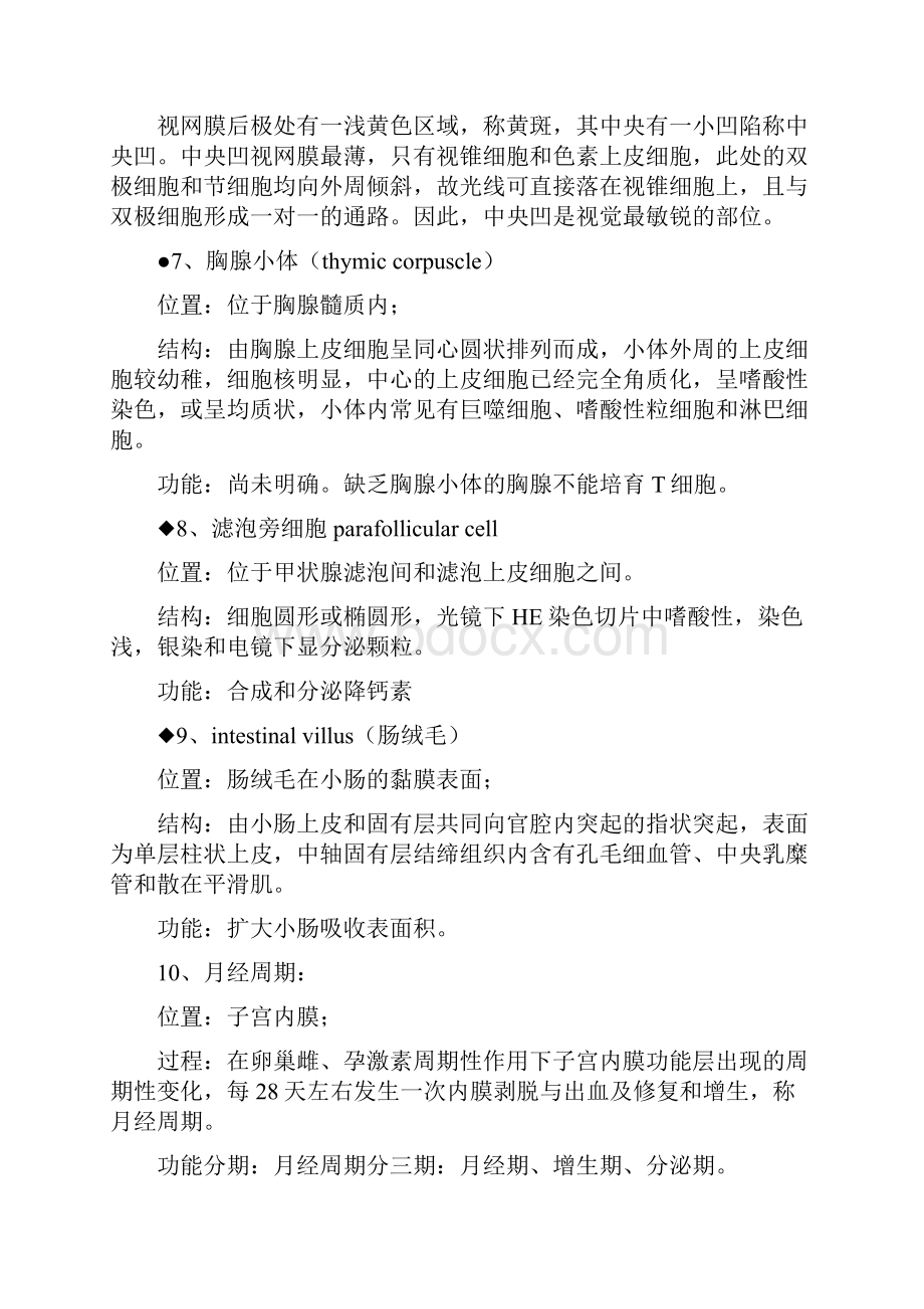 B581组胚实验组织学实验组胚名解与问答.docx_第2页