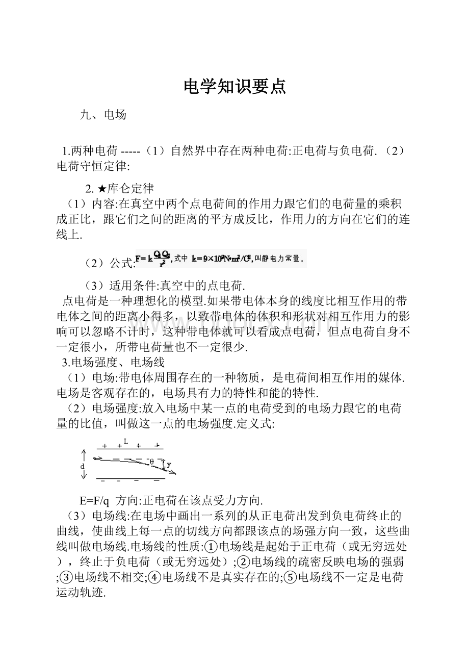 电学知识要点.docx_第1页