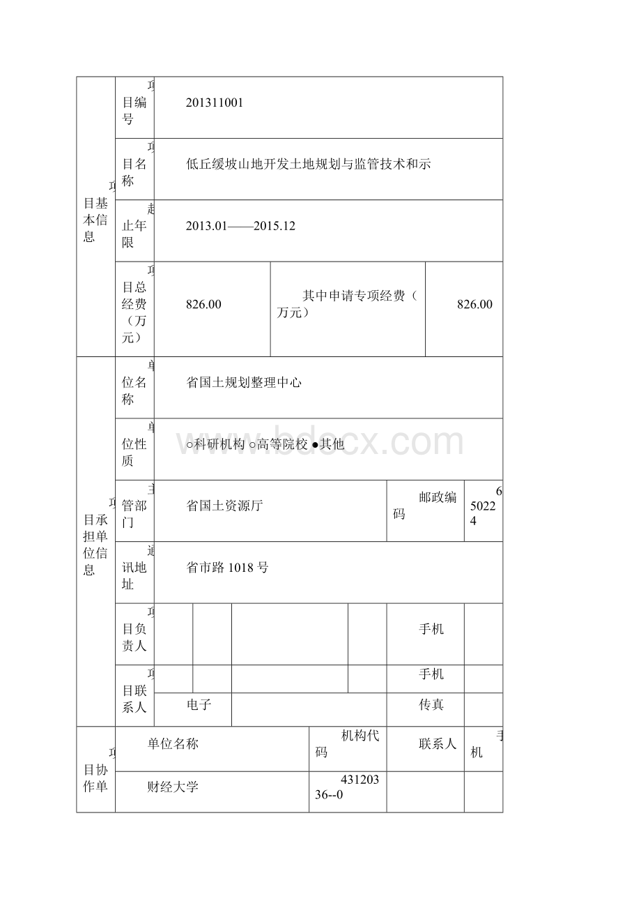 低丘缓坡山地开发土地规划与监管技术和示范项目任务书.docx_第2页