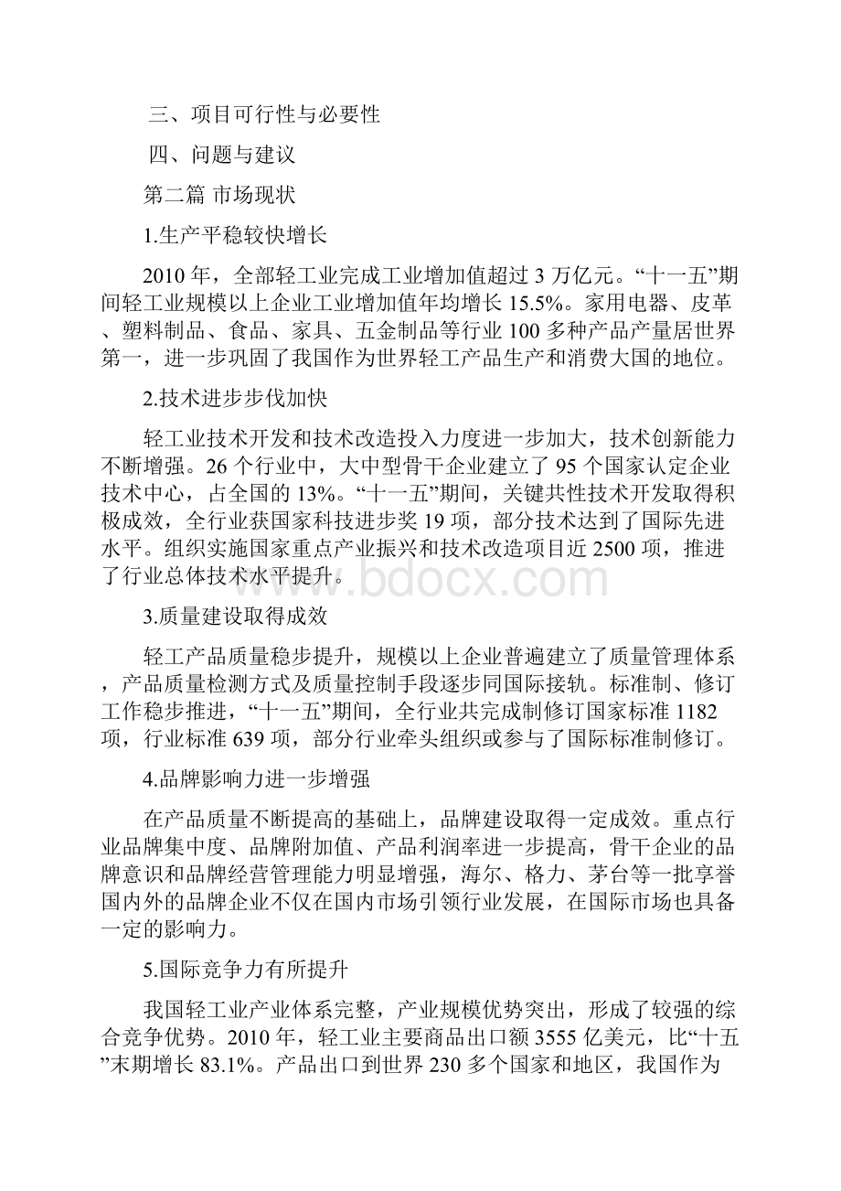 轻工项目可行性报告.docx_第2页