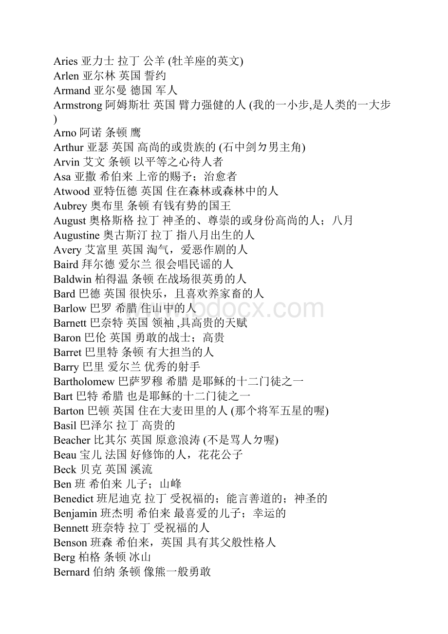 最全最正宗英文名包括名字来源意义.docx_第2页