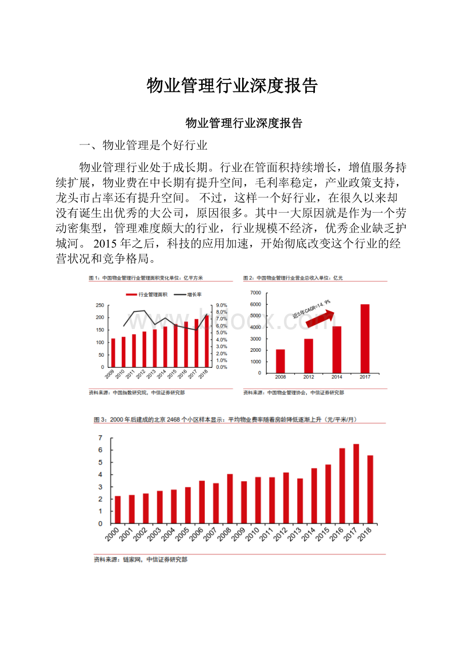 物业管理行业深度报告.docx