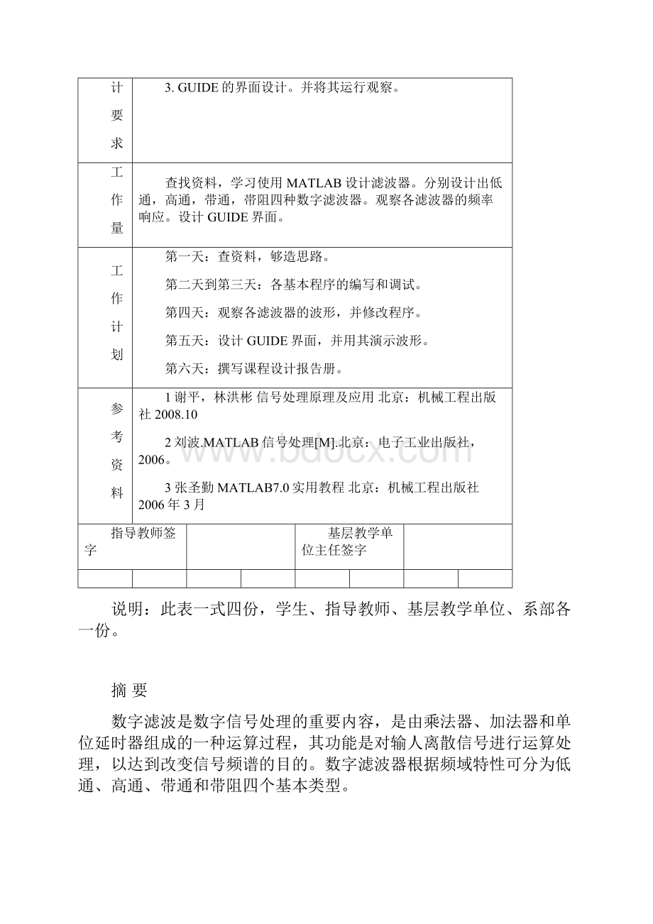 基于Matlab的IIR数字滤波器设计脉冲响应不变法.docx_第2页