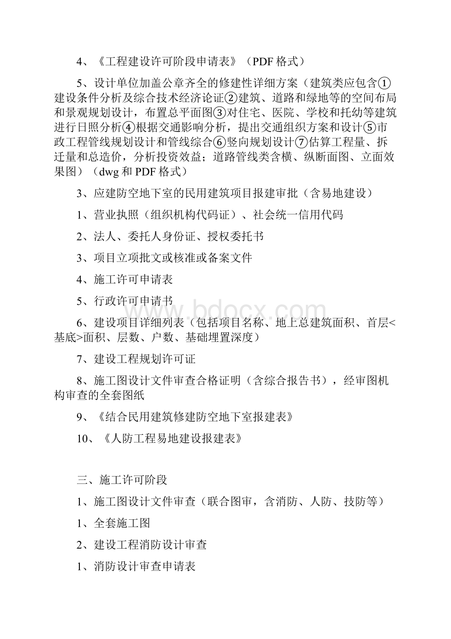 工程建设项目落地建设所需所有资料清单.docx_第3页