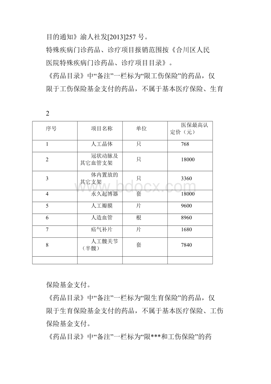 重庆地区医保报销相关规定解读.docx_第3页