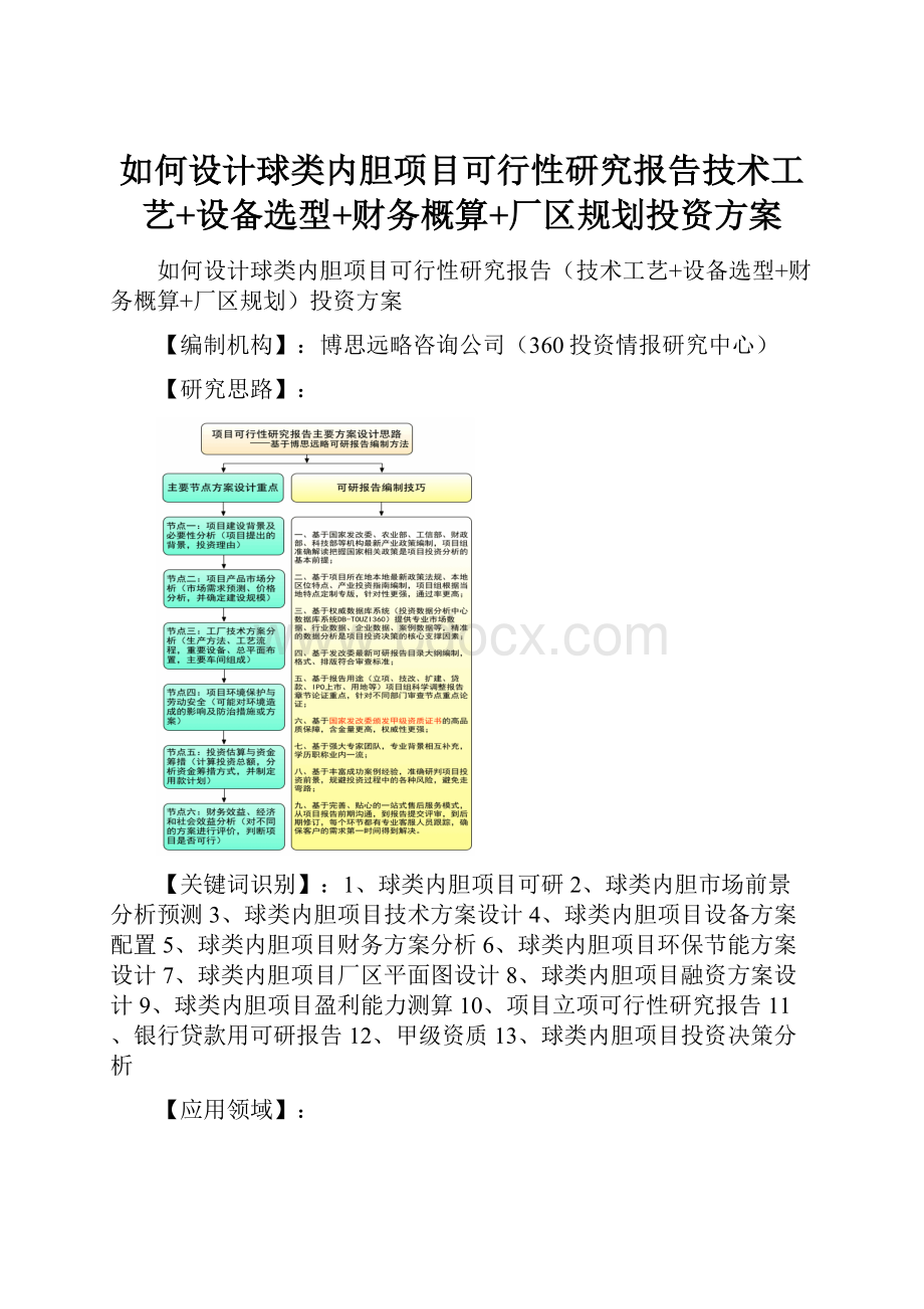 如何设计球类内胆项目可行性研究报告技术工艺+设备选型+财务概算+厂区规划投资方案.docx