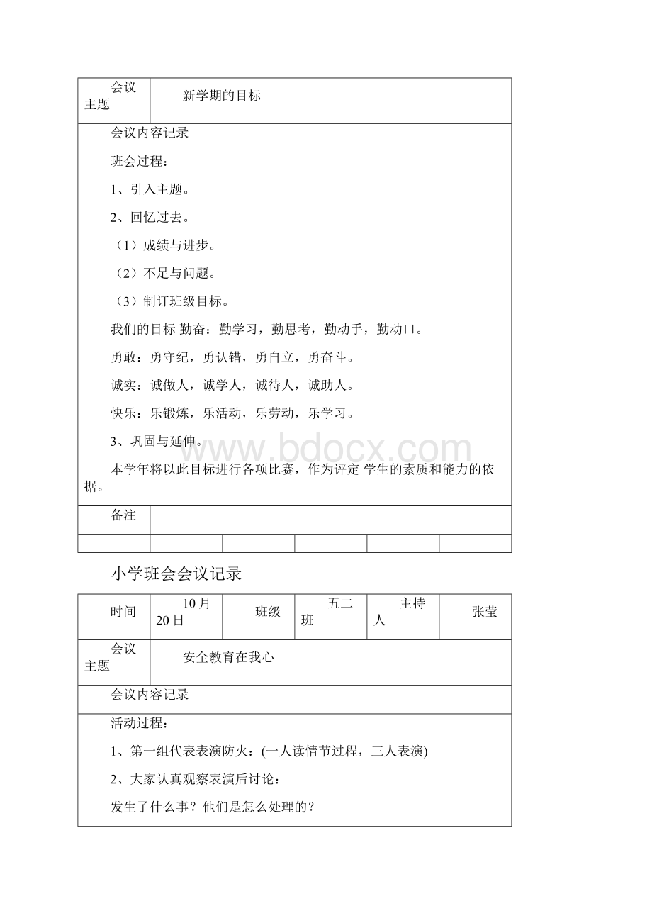 小学班会会议记录.docx_第2页