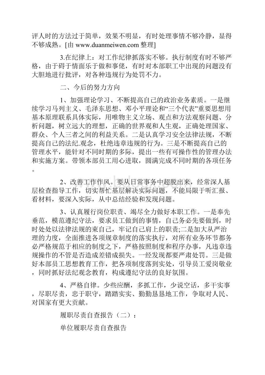 履职尽责自查报告.docx_第2页