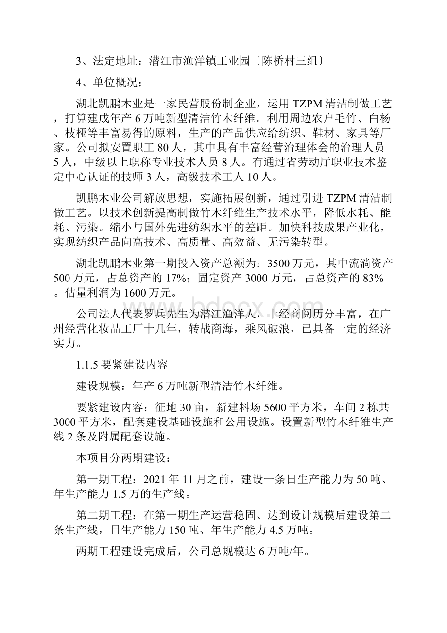 年产6万吨新型清洁竹木纤维项目.docx_第2页