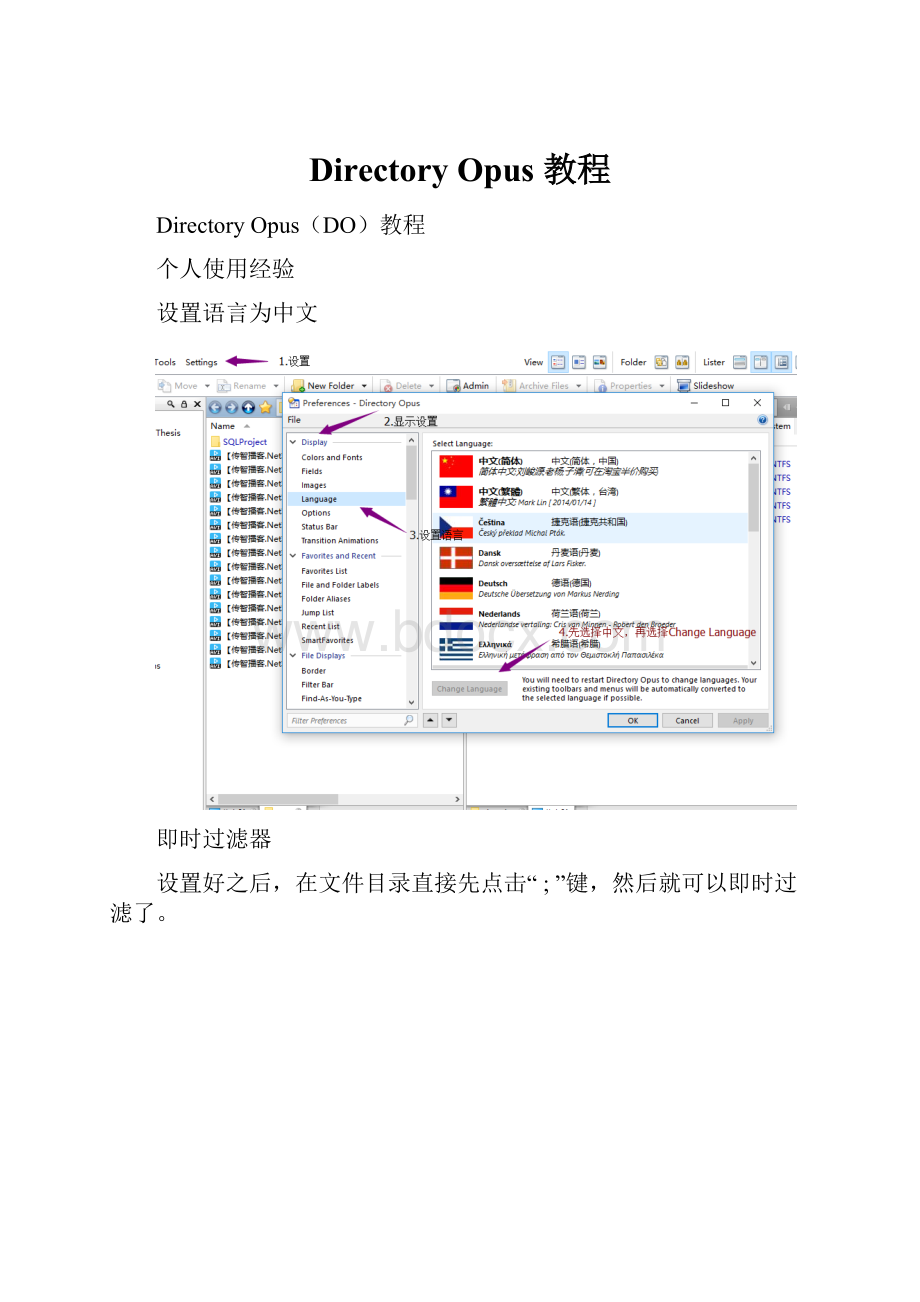 Directory Opus 教程.docx_第1页