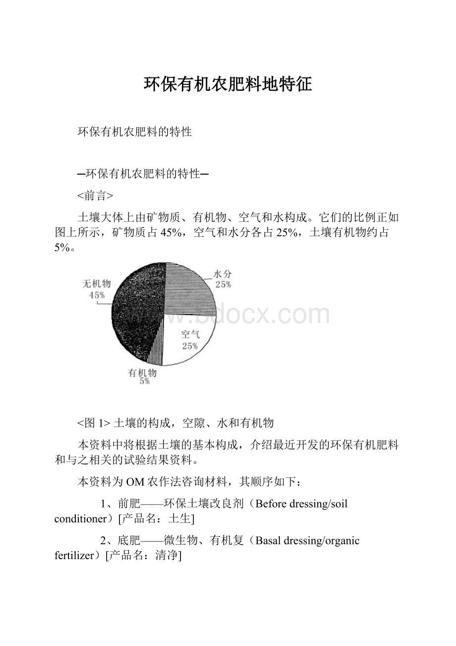 环保有机农肥料地特征.docx_第1页