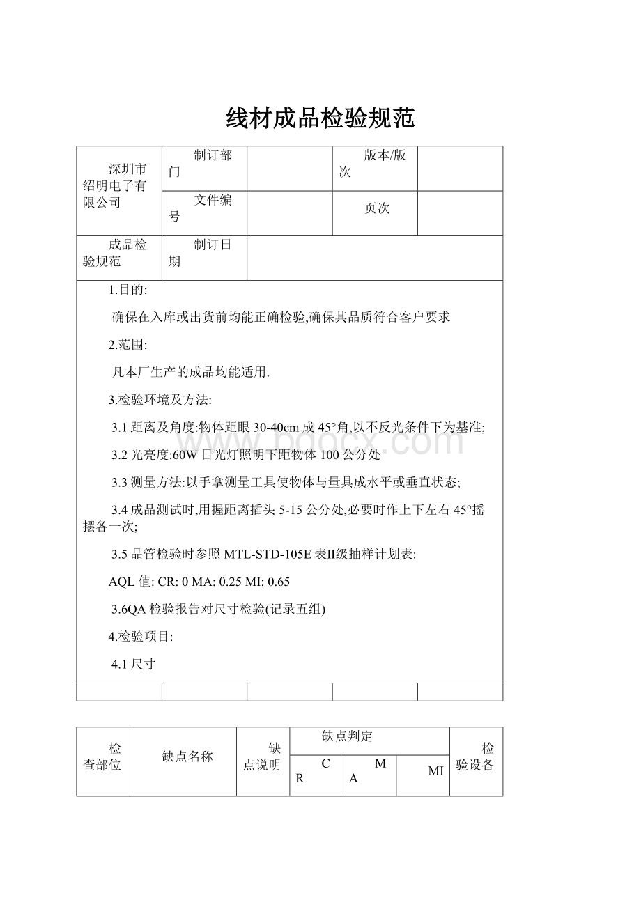 线材成品检验规范.docx_第1页