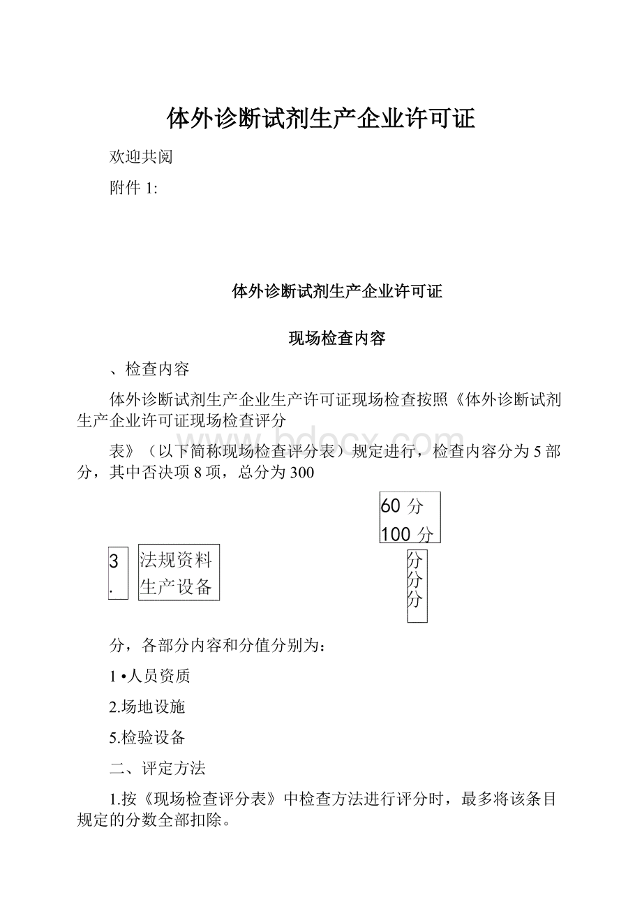 体外诊断试剂生产企业许可证.docx