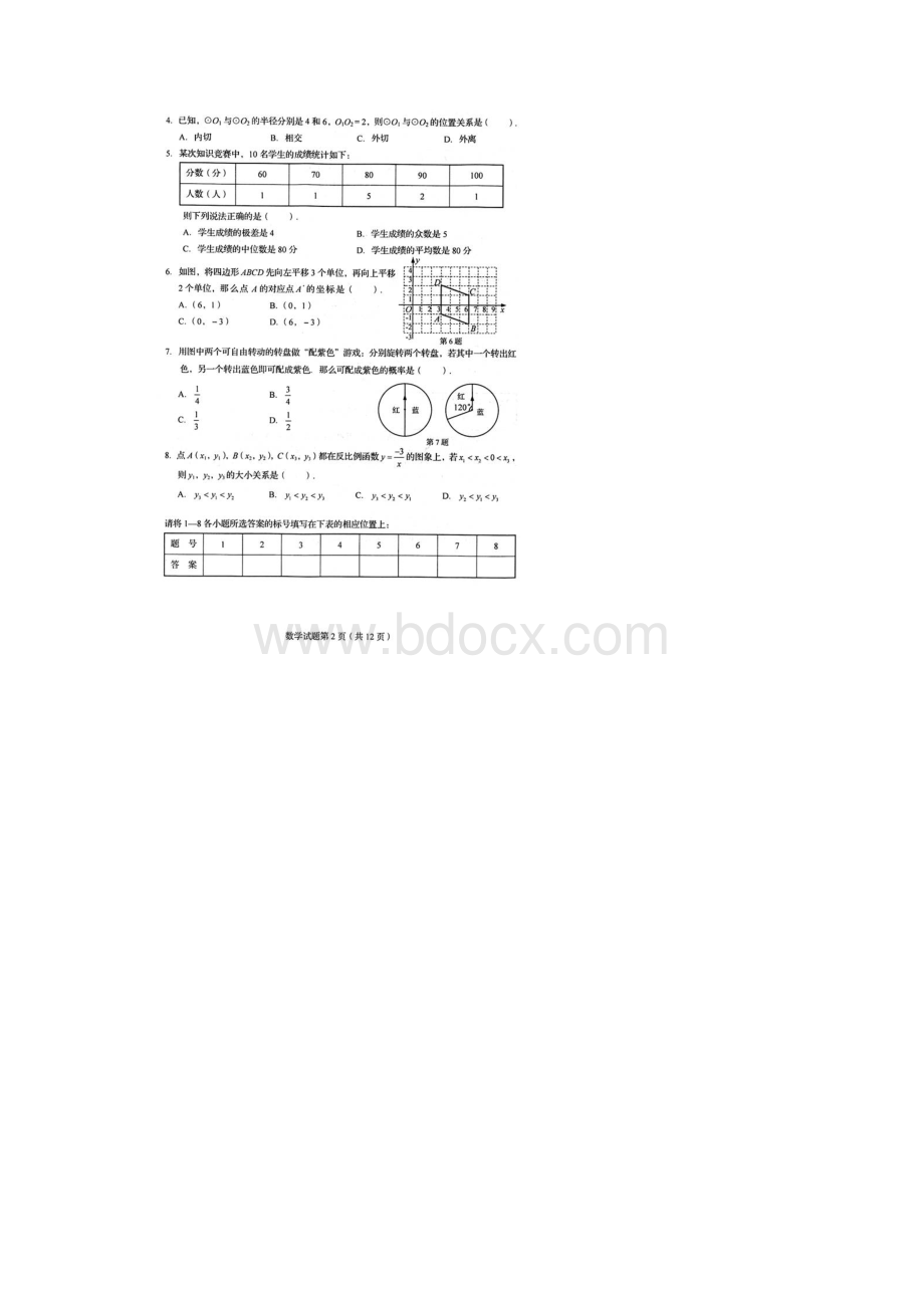 珍藏山东省青岛市中考真题及答案.docx_第2页