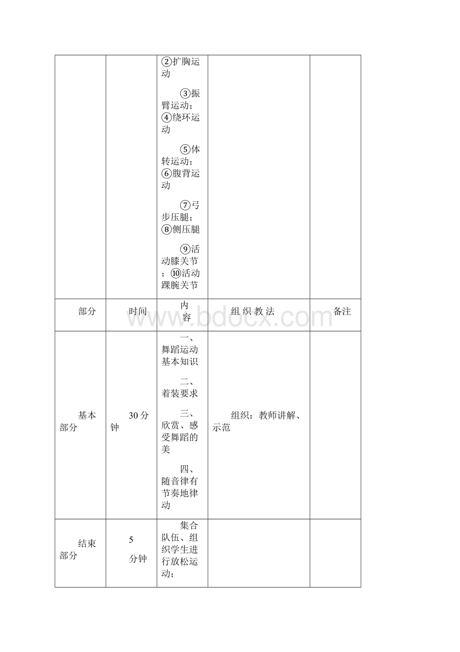 少年宫舞蹈活动教学案.docx_第2页