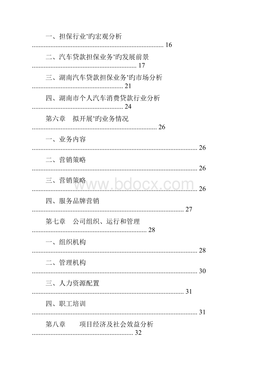 个人汽车消费贷款担保项目可行性研究报告.docx_第2页