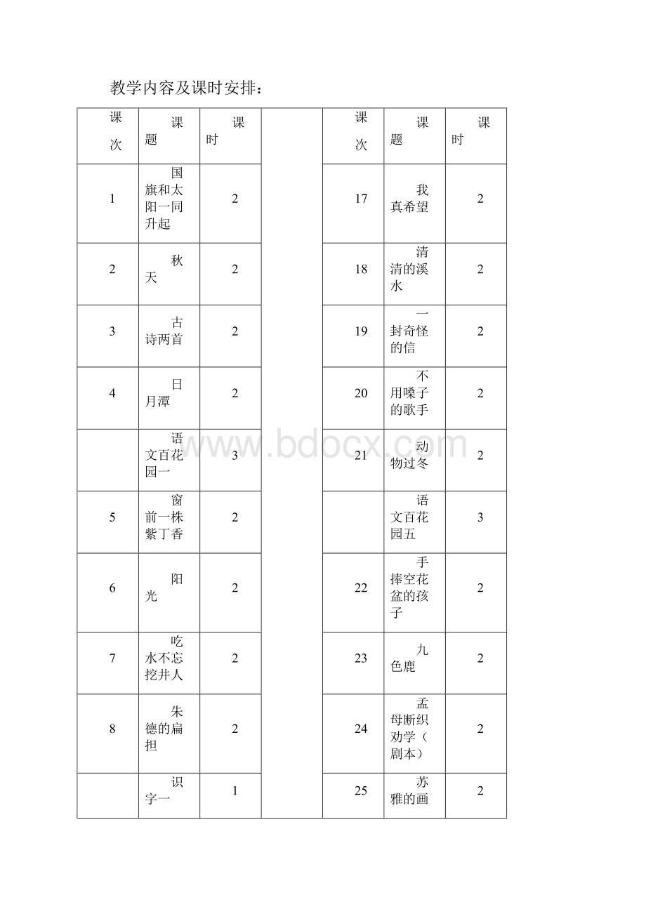 强烈推荐语文S版语文小学二年级上册教案11.docx_第3页