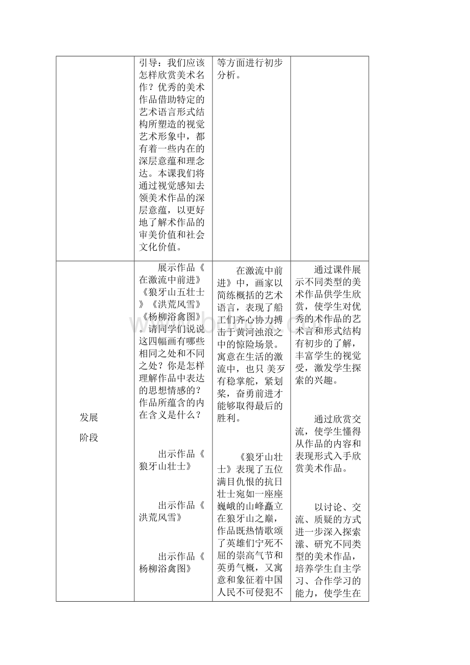 新人教版八年级下册第一单元美术作品地深层意蕴.docx_第3页