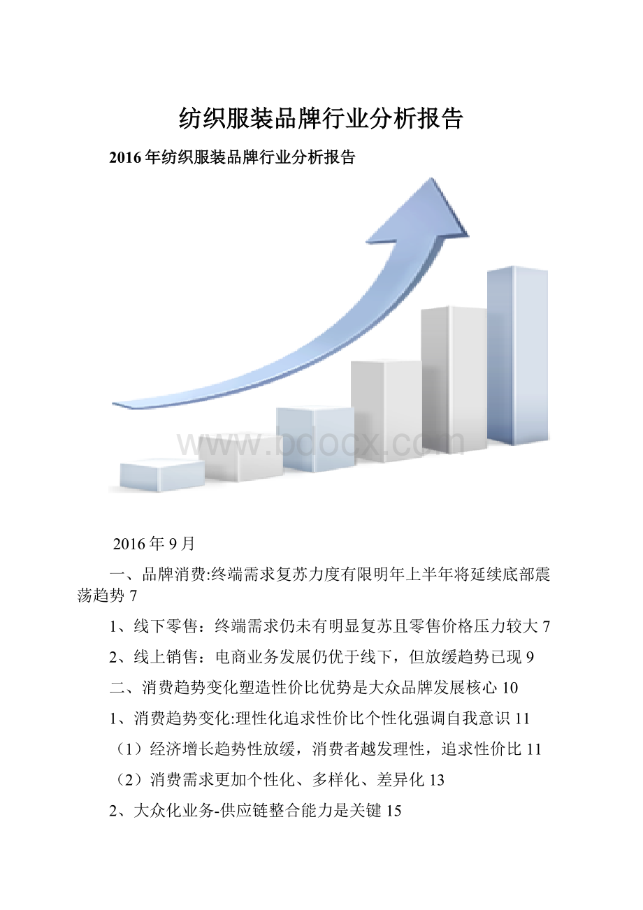 纺织服装品牌行业分析报告.docx