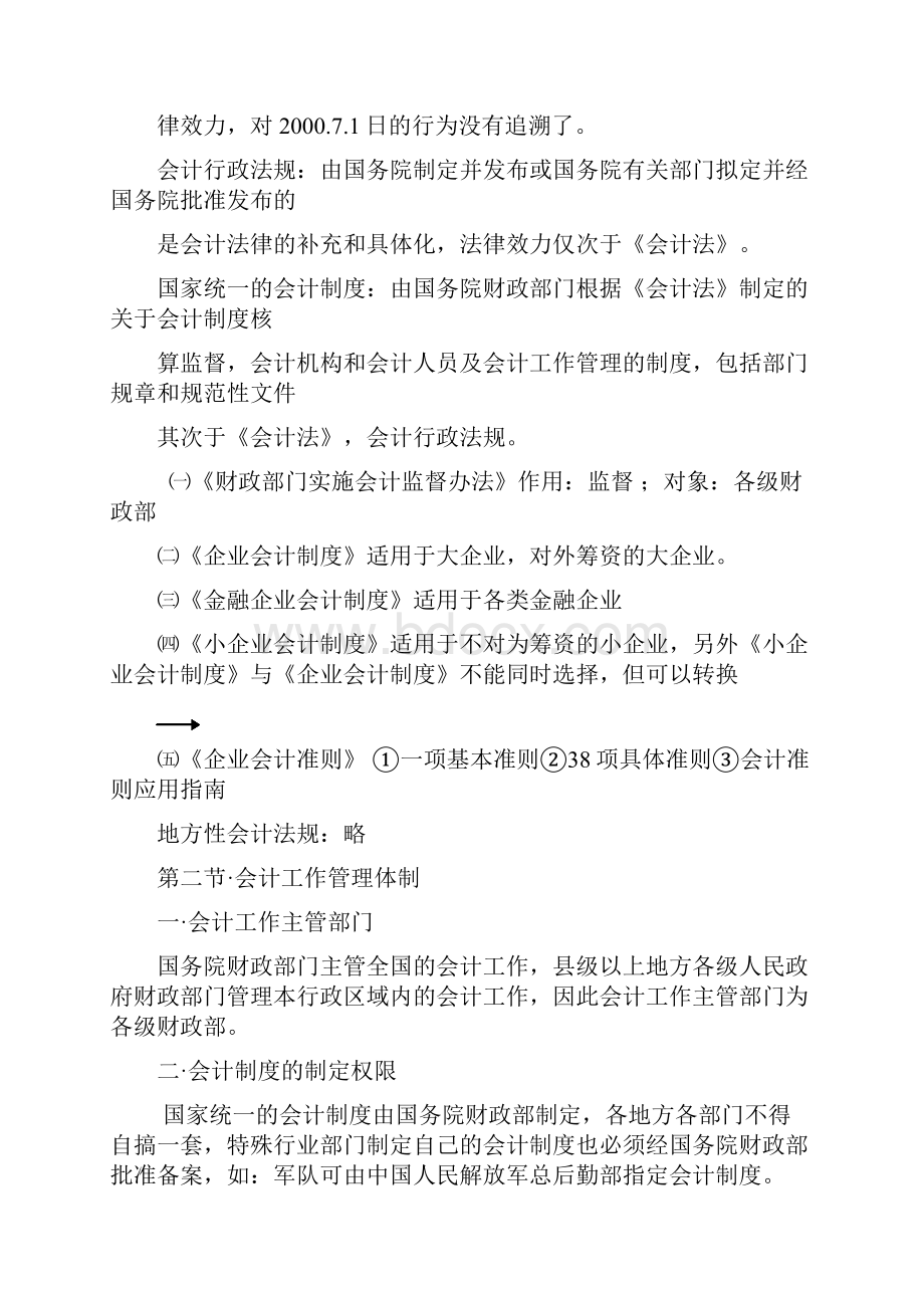 会计从业资格考试财经法规重点归纳.docx_第2页