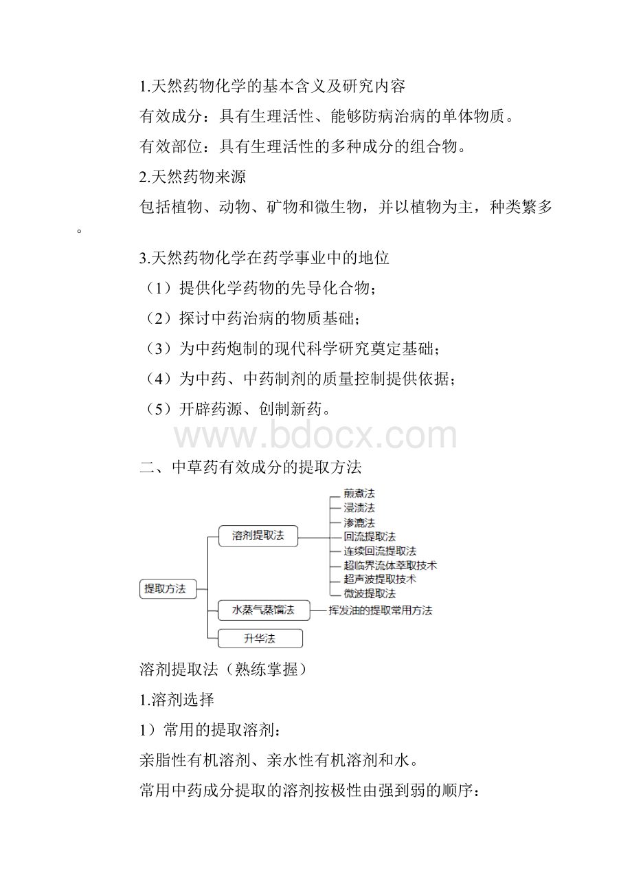 天然药物化学归纳学习重点.docx_第2页