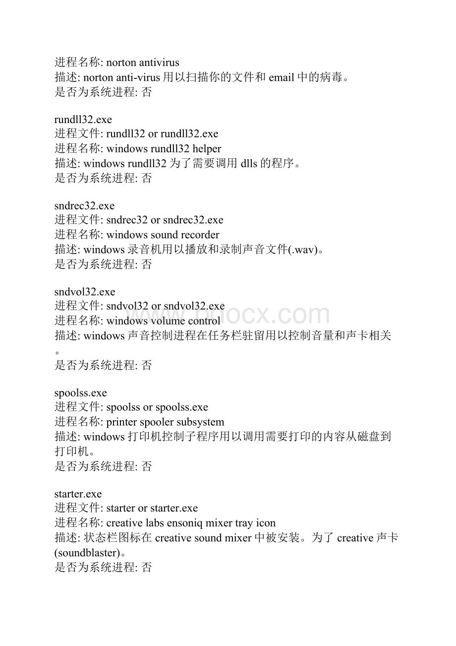 最全的系统进程分析任务管理器doc.docx_第2页