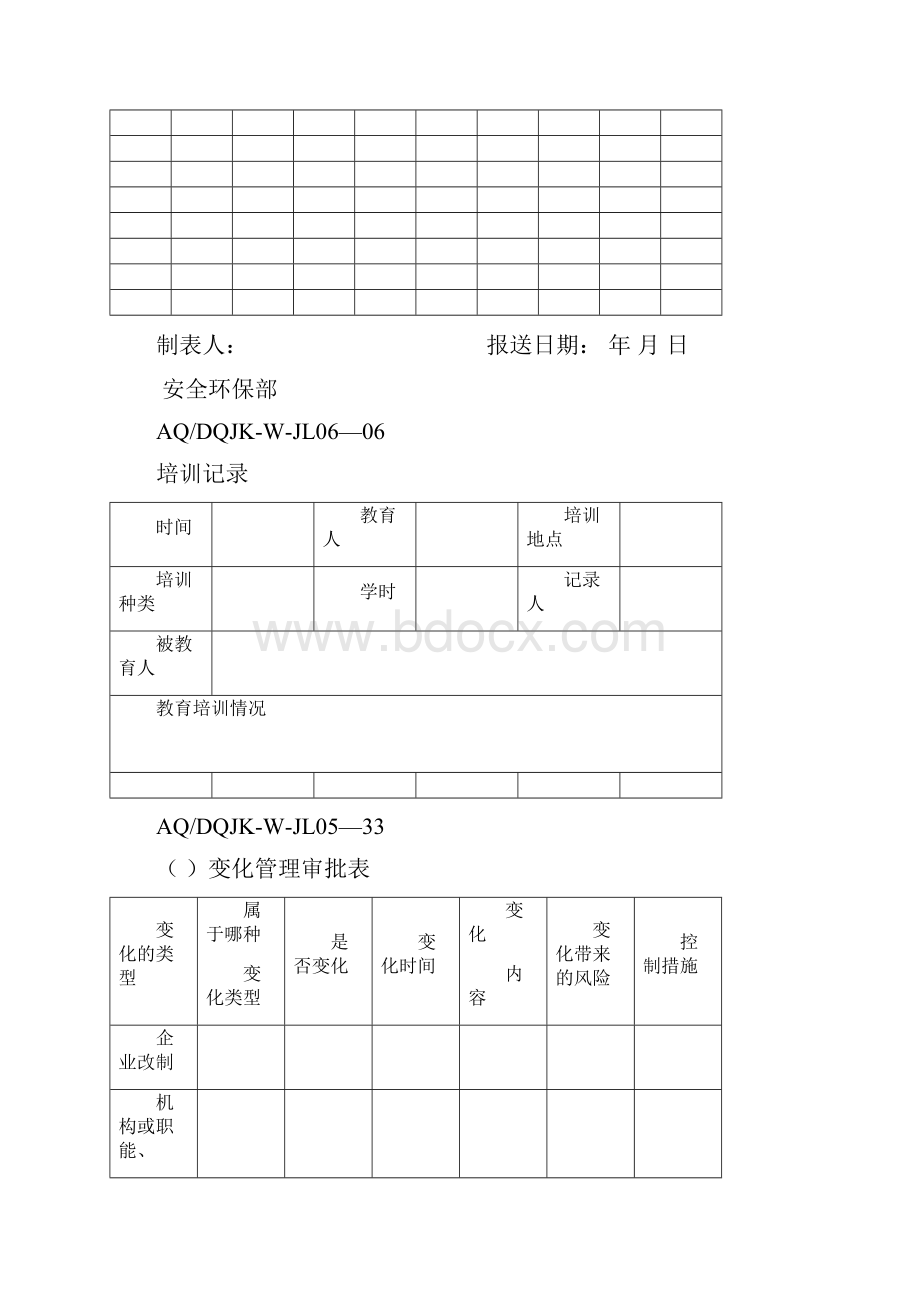 大桥金矿界牌沟尾矿库安全生产标准化表格记录清单DOC.docx_第3页