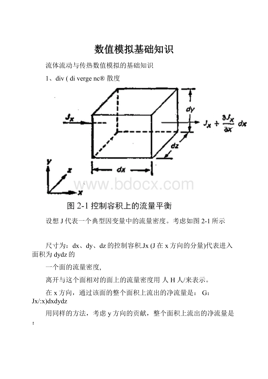 数值模拟基础知识.docx