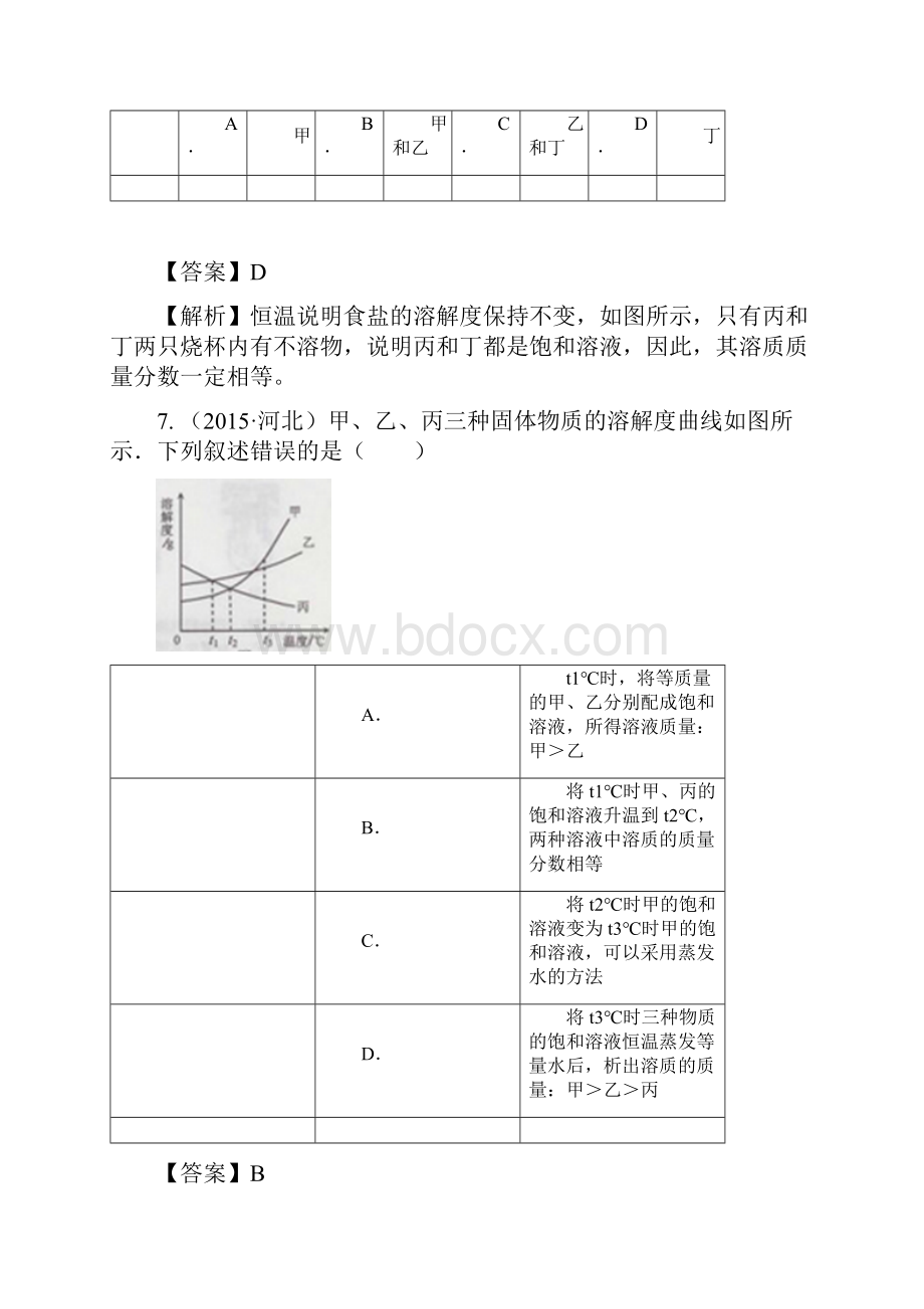 考点11 饱和溶液溶解度.docx_第2页