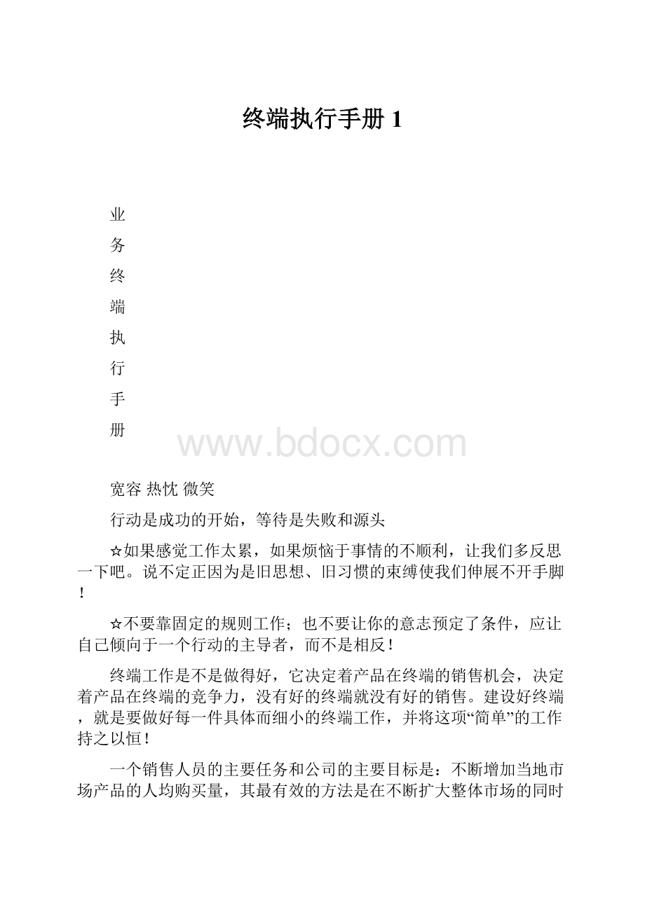 终端执行手册1.docx