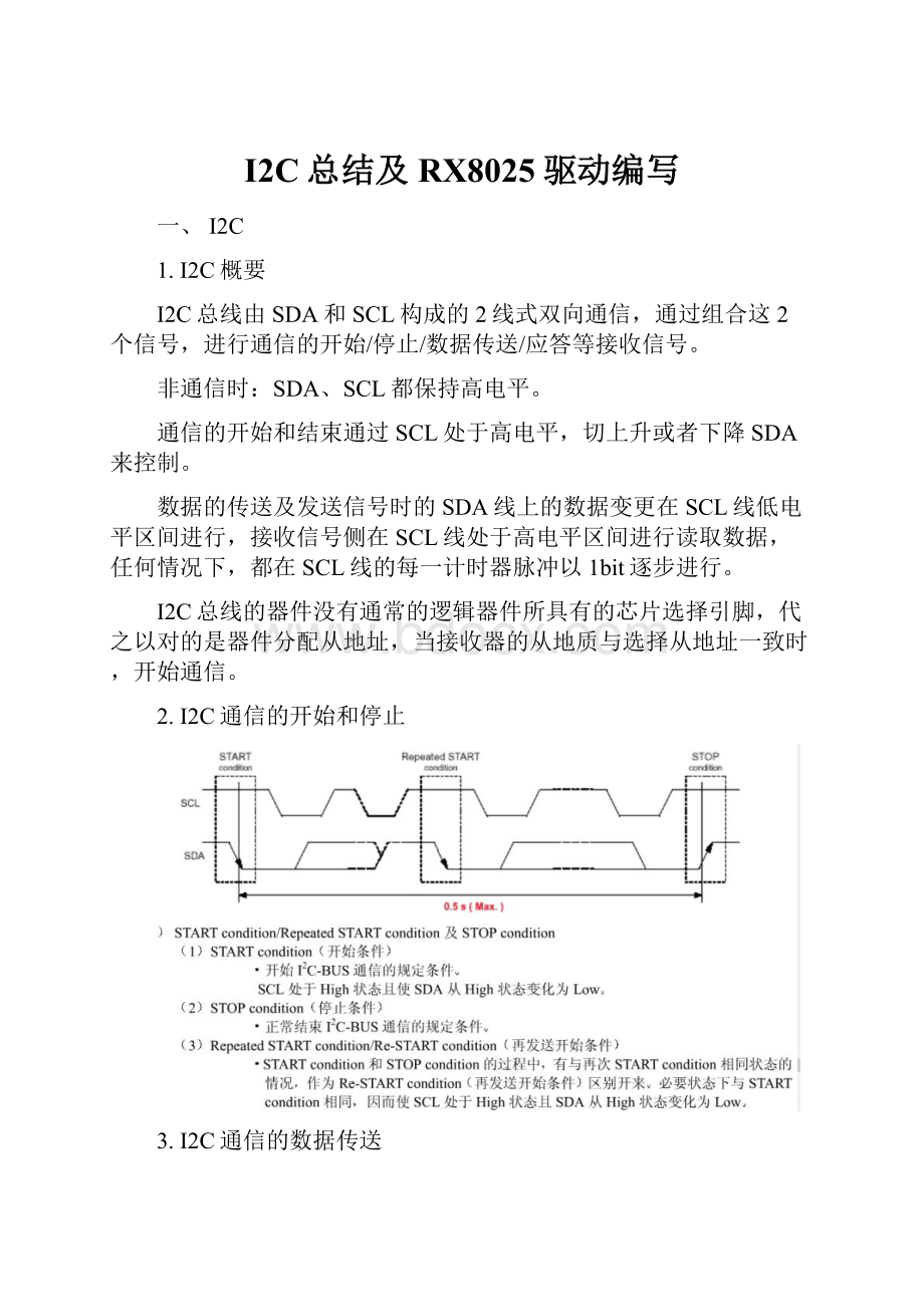 I2C总结及RX8025驱动编写.docx_第1页