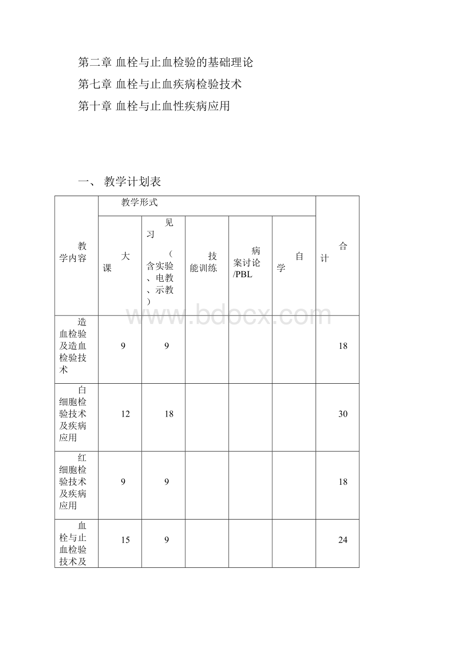 四川大学华西临床医学院临床血液学检验技术教学大纲适用专业.docx_第2页