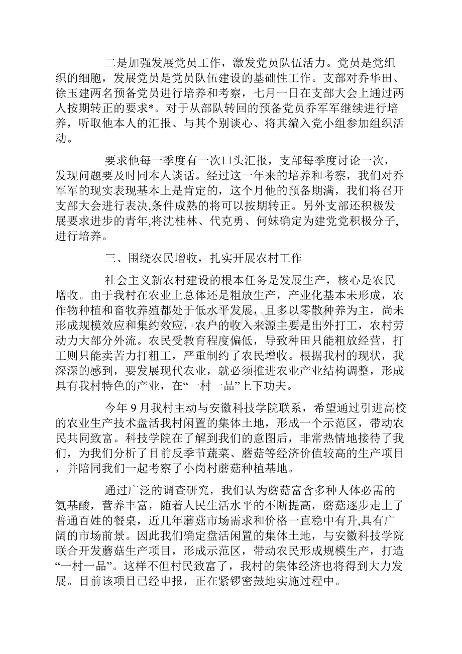 村书记个人述职报告三篇.docx_第2页