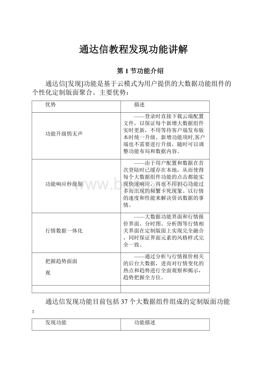 通达信教程发现功能讲解.docx