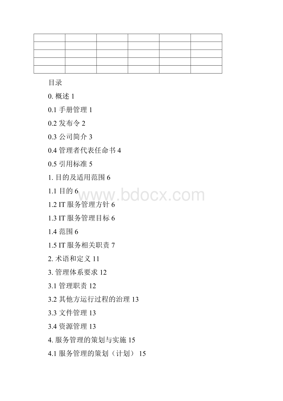 IT服务管理体系管理手册全册实用.docx_第2页