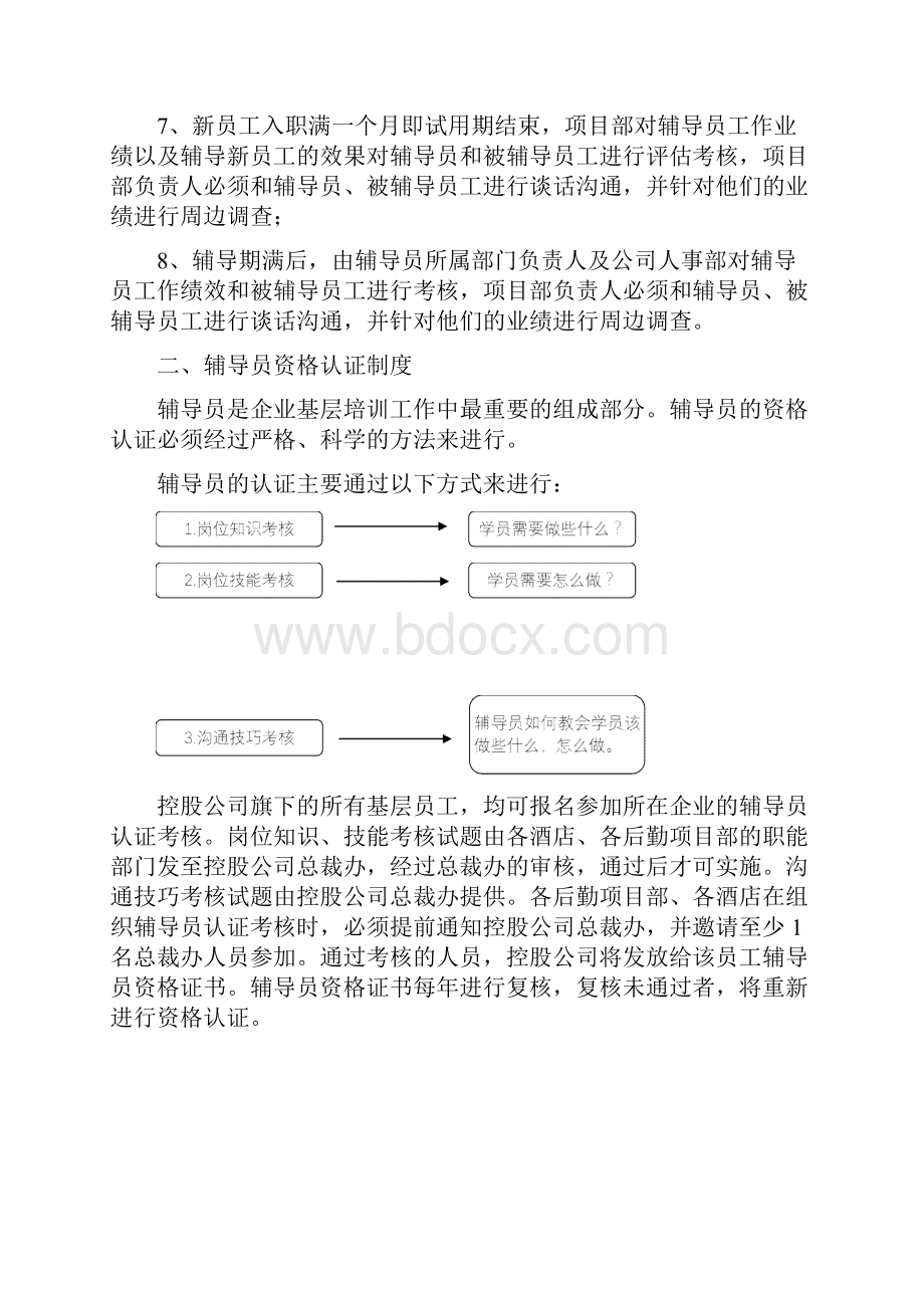 关于新员工入职辅导管理制度实施的意见 1.docx_第2页