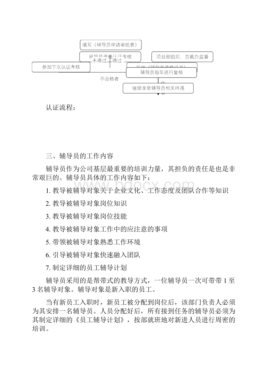 关于新员工入职辅导管理制度实施的意见 1.docx_第3页