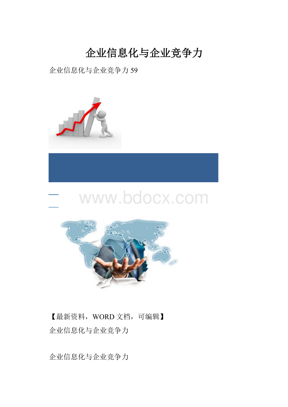 企业信息化与企业竞争力.docx