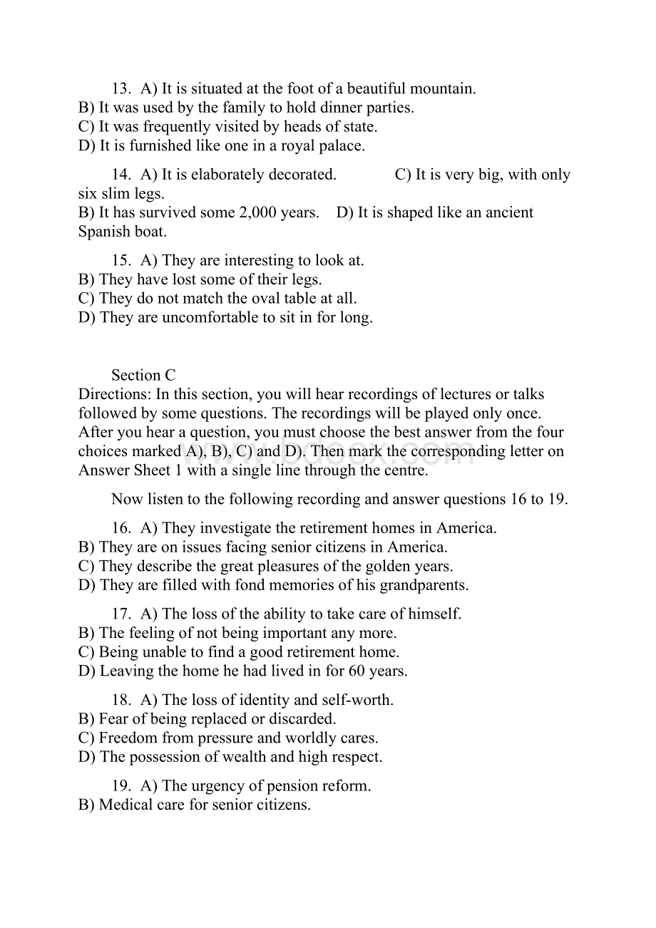 大学英语六级考试听力样题.docx_第3页