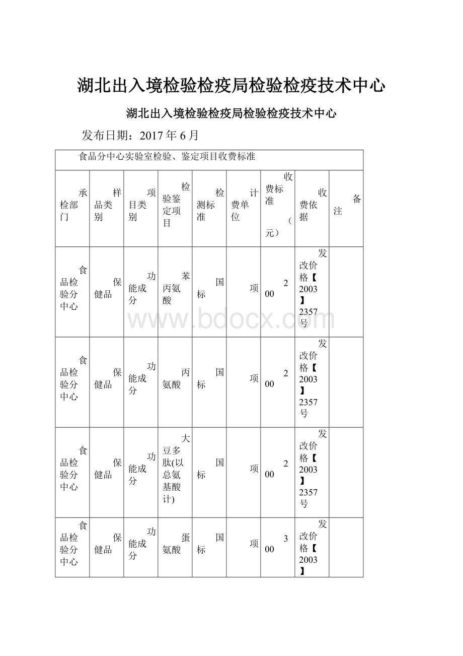 湖北出入境检验检疫局检验检疫技术中心.docx