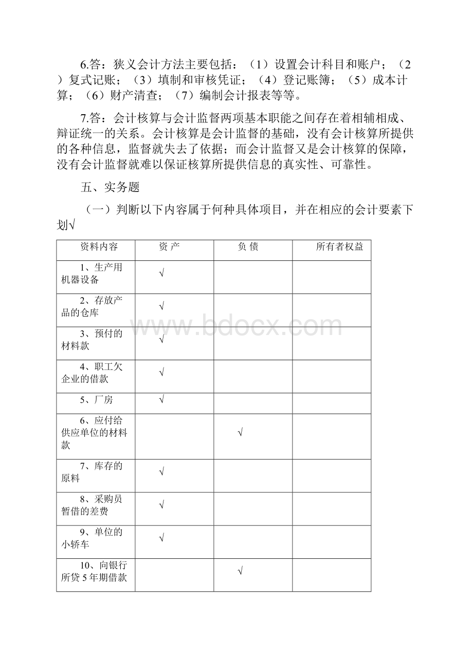 会计学概论清华大学周琼芳孔庆林课后答案.docx_第3页