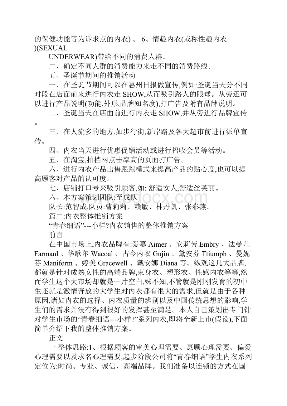 内衣营销方案.docx_第3页