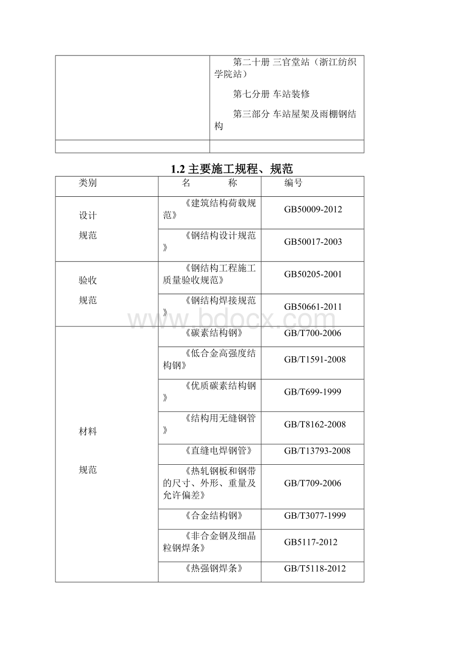 站台雨棚钢结构构施工方案资料.docx_第3页