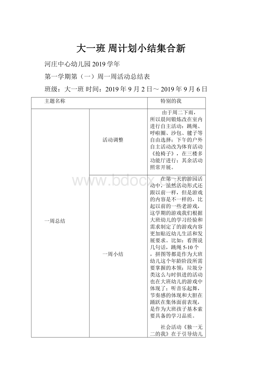 大一班周计划小结集合新.docx_第1页