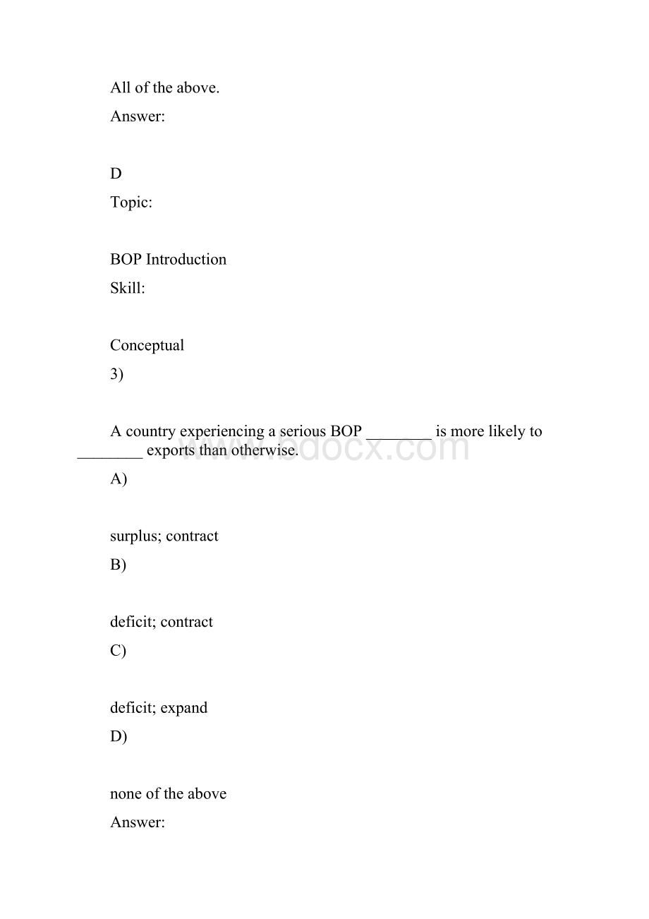 Test bank International Finance MCQ wordChap 4.docx_第3页