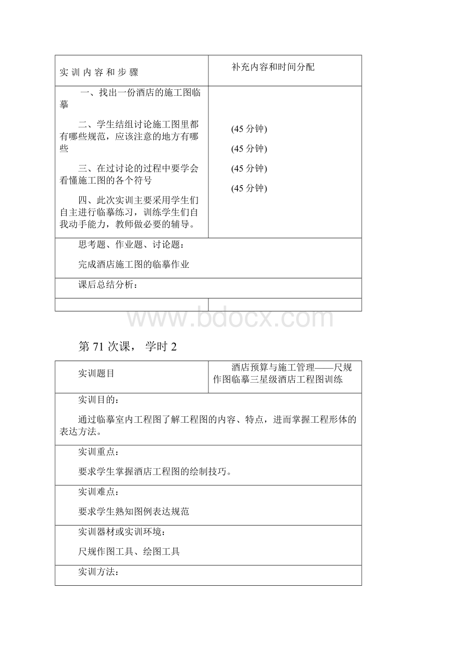 3酒店预算与施工管理实训教案.docx_第2页