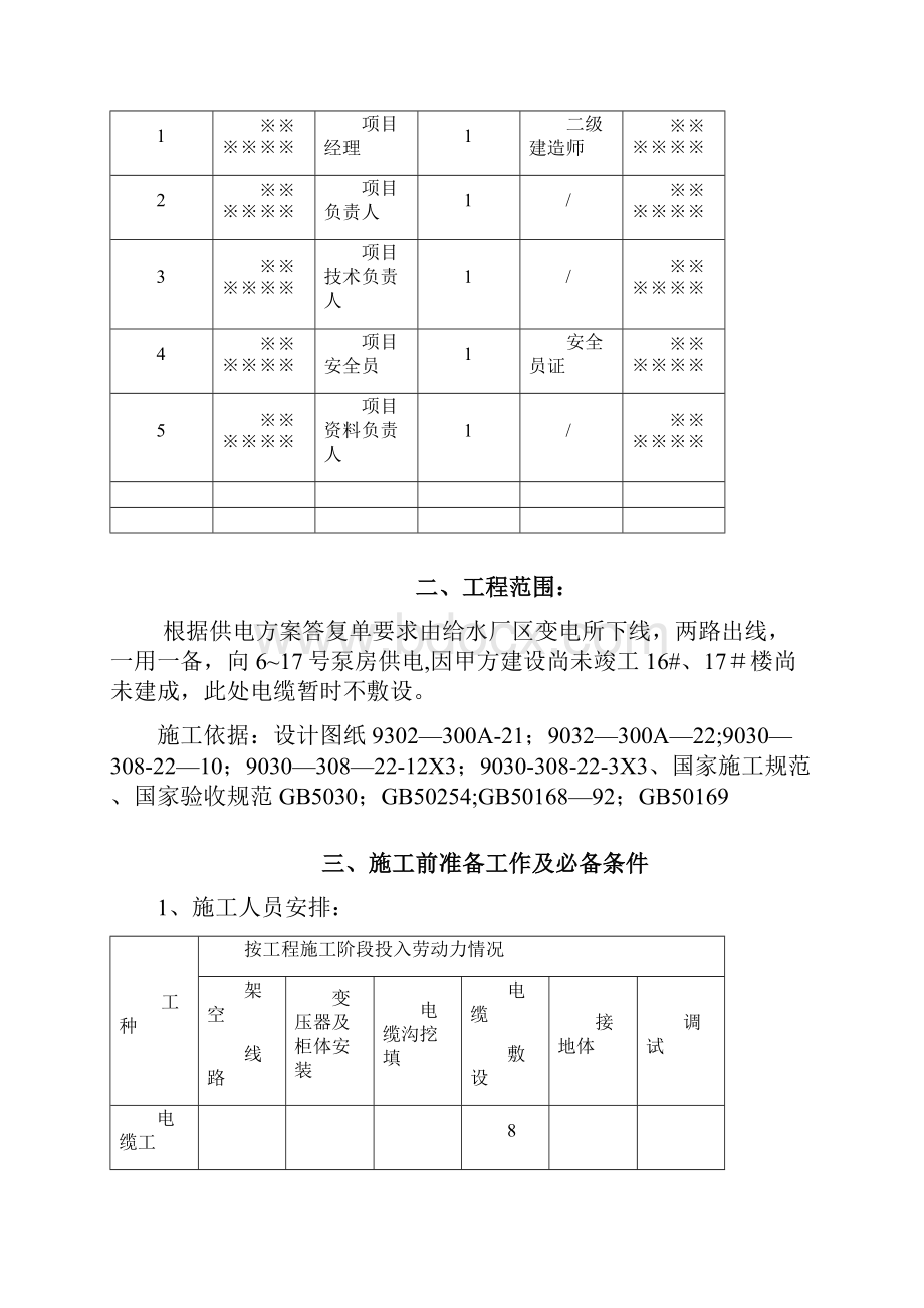 精品施工方案电缆敷设施工方案.docx_第2页