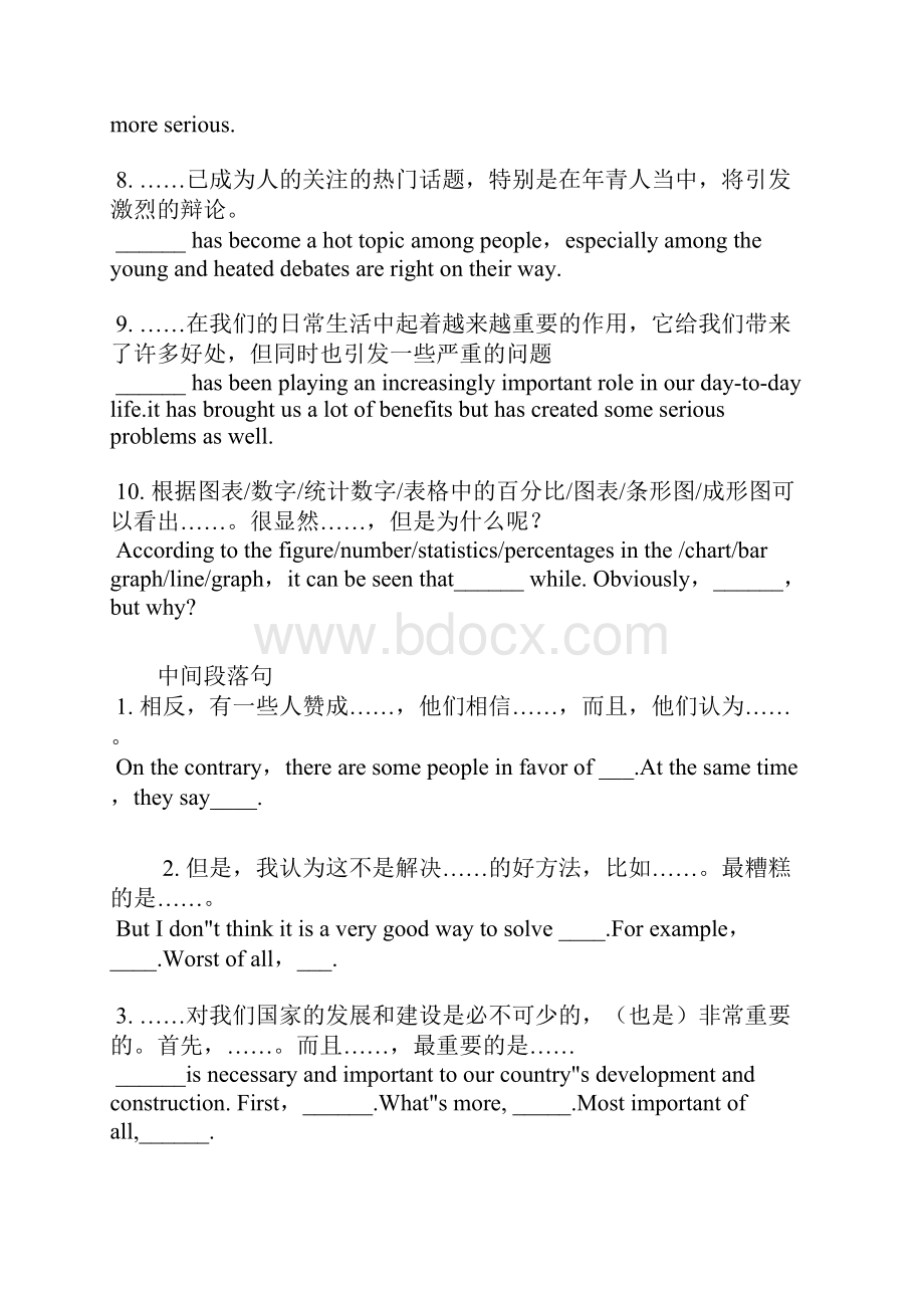 英语四级作文万能模板及范文.docx_第2页