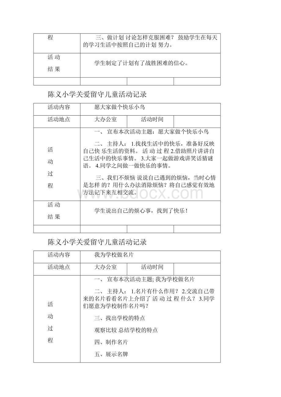 陈义小学关爱留守儿童活动文本记录.docx_第3页