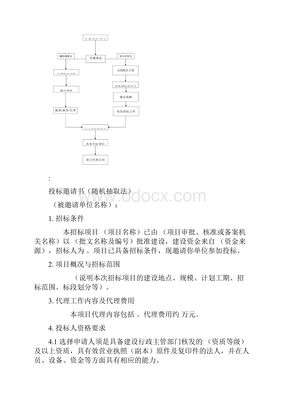 代理机构随机抽取表格招标代理机构选定流程图修订稿.docx_第2页